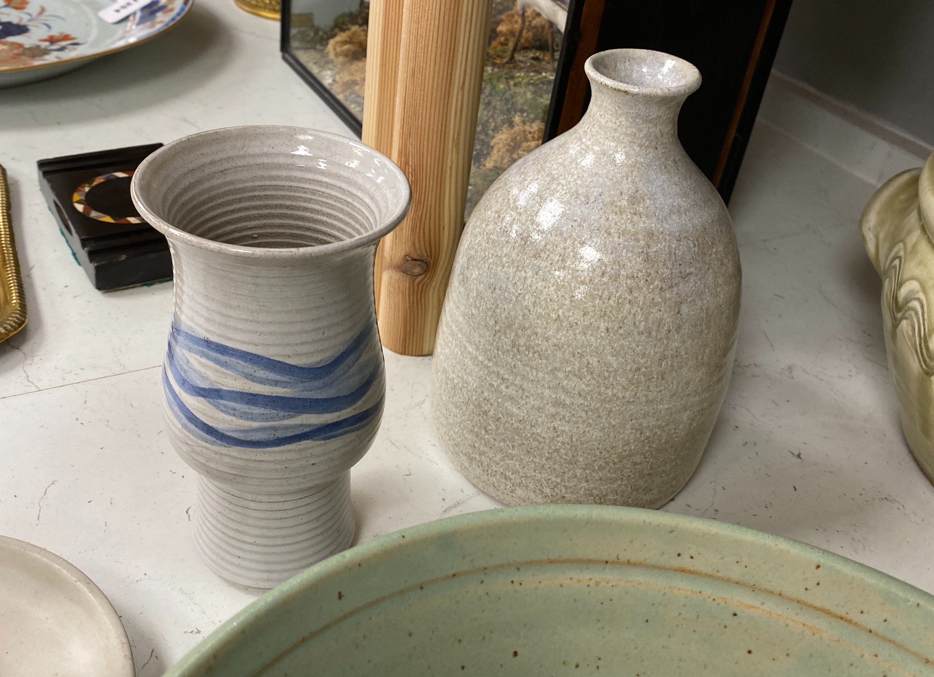 Mike Dodd - 3 vessels and other studio pottery vessels